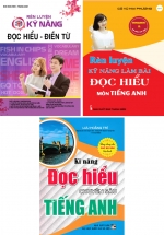 Combo Rèn Kỹ Năng Làm Bài Đọc Hiểu Tiếng Anh  (Bộ 3 Cuốn)