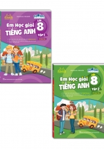 Combo The Langmaster - Em Học Giỏi Tiếng Anh Lớp 8 (Có Đáp Án) - Global Success (Bộ 2 Cuốn)
