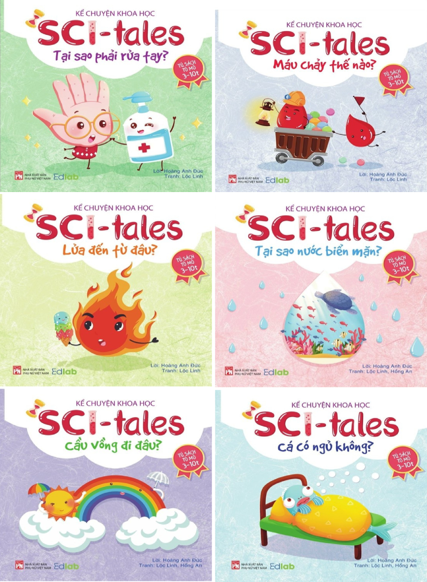 Combo Kể Chuyện Khoa Học - Sci-Tales (Bộ 6 Cuốn)