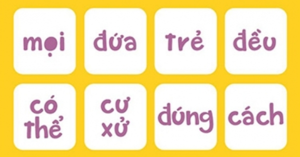 Mọi Đứa Trẻ Đều Có Thể Cư Xử Đúng Cách