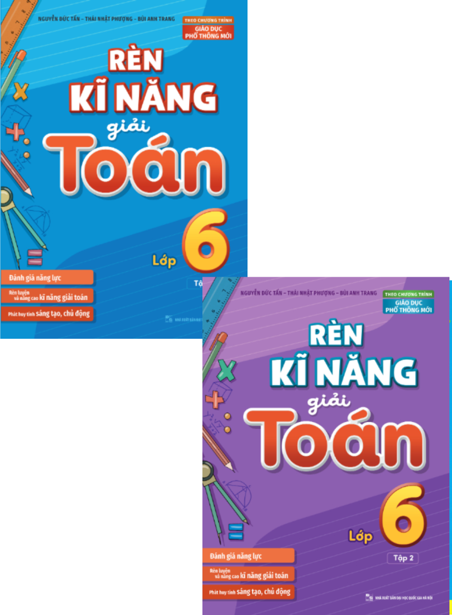 Combo Rèn Kĩ Năng Giải Toán Lớp 6 (Bộ 2 Cuốn)