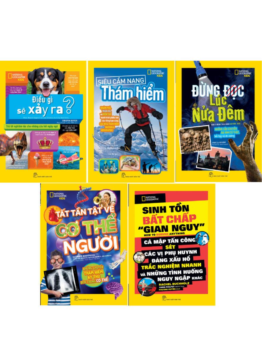 Combo Sách National Geographic Kids (Bộ 5 Cuốn)