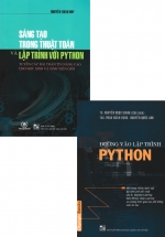 Combo Đường Vào Lập Trình Python + Sáng Tạo Trong Thuật Toán Và Lập Trình Với Python (Bộ 2 Cuốn)