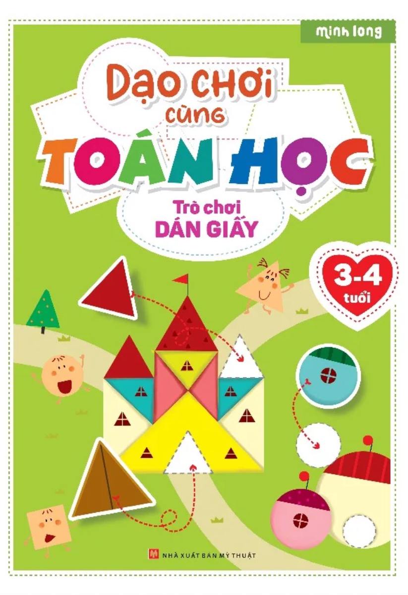 Dạo Chơi Cùng Toán Học - Trò Chơi Dán Giấy (3-4 Tuổi)