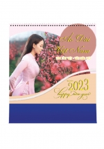Lịch Để Bàn Đứng 2023 (17 x 19 cm) - Áo Dài Việt Nam - NSK735