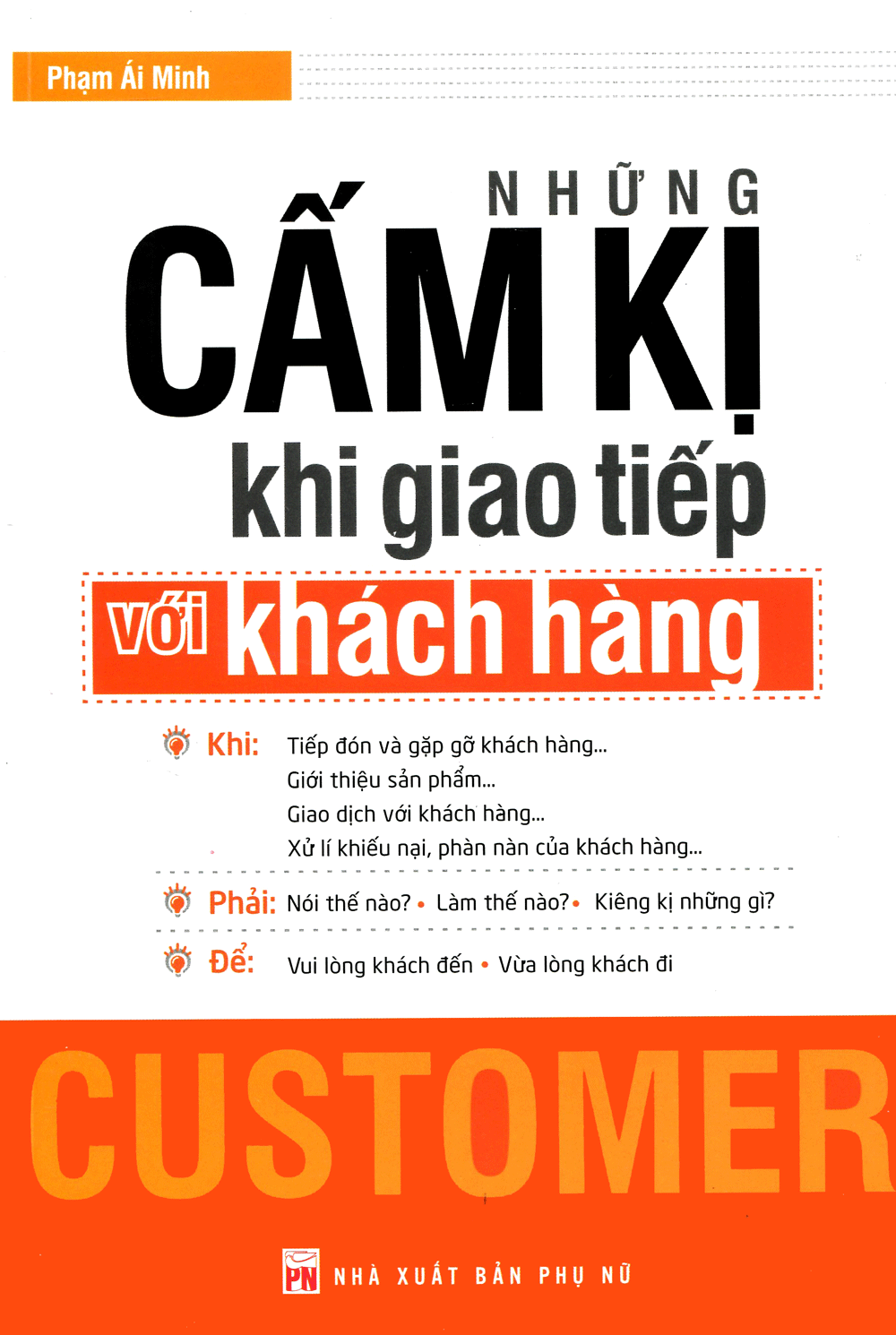 Những Cấm Kị Khi Giao Tiếp Với Khách Hàng