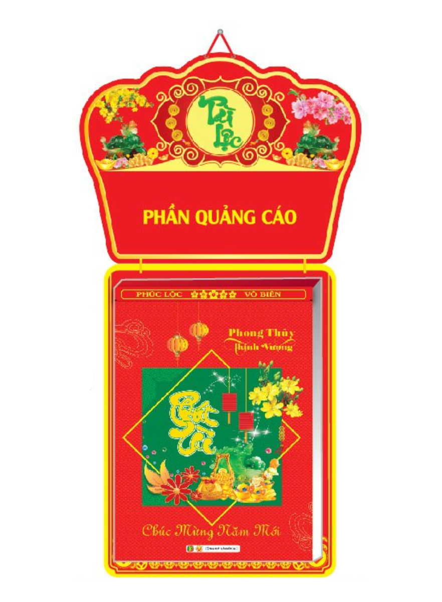 Lịch Bloc Siêu Cực Đại 2023 (30 x 40 cm) - Hoa Và Phong Thủy - NSK85