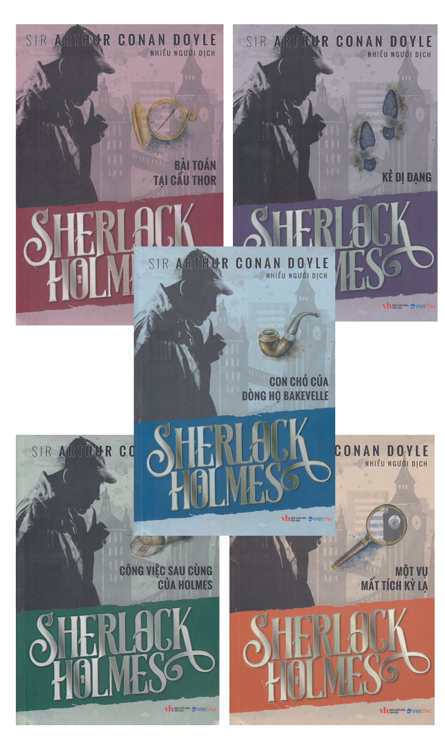 Combo Sherlock Holmes (Bộ 5 Cuốn)
