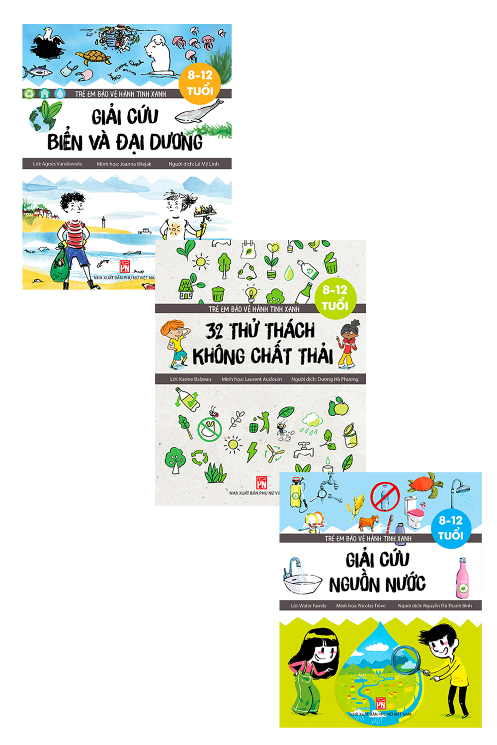 Combo Trẻ Em Bảo Vệ Hành Tinh Xanh (Bộ 3 Cuốn)