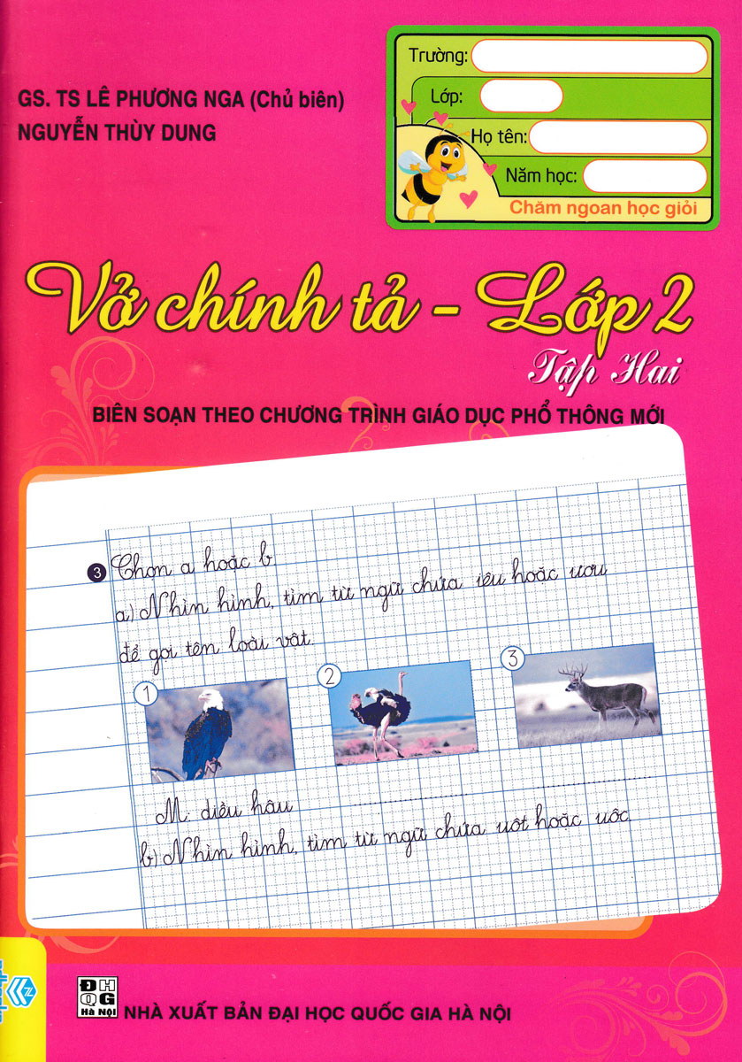 Vở Chính Tả Lớp 2 - Tập 2 (Nd - Biên Soạn Theo Chương Trình Gdpt Mới)
