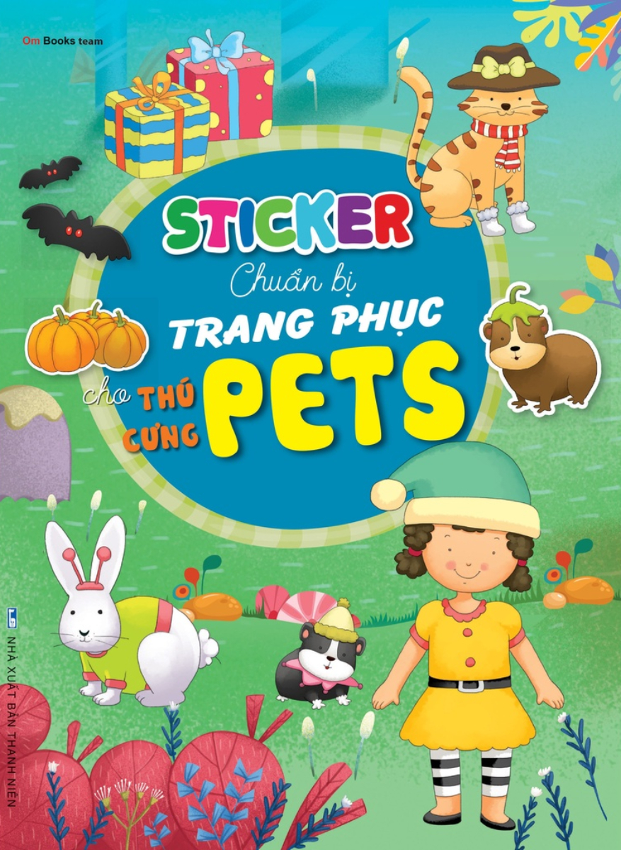 Sticker Chuẩn Bị Trang Phục Cho Thú Cưng - Pets (ND)