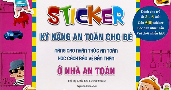 Sticker Kỹ Năng An Toàn Cho Bé - Ở Nhà An Toàn (ND)