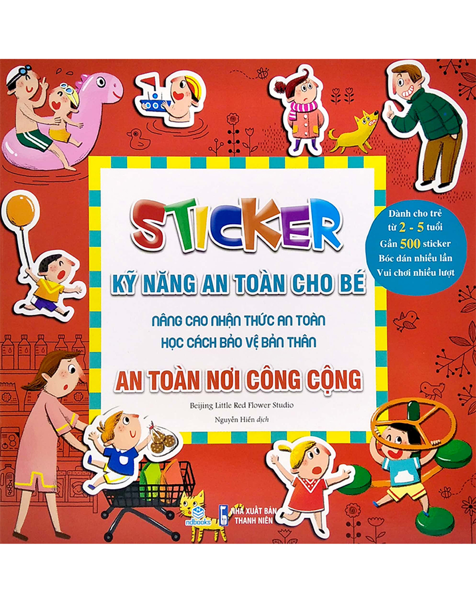 Sticker Kỹ Năng An Toàn Cho Bé - An Toàn Nơi Công Cộng (ND)