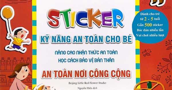 Sticker Kỹ Năng An Toàn Cho Bé - An Toàn Nơi Công Cộng (ND)