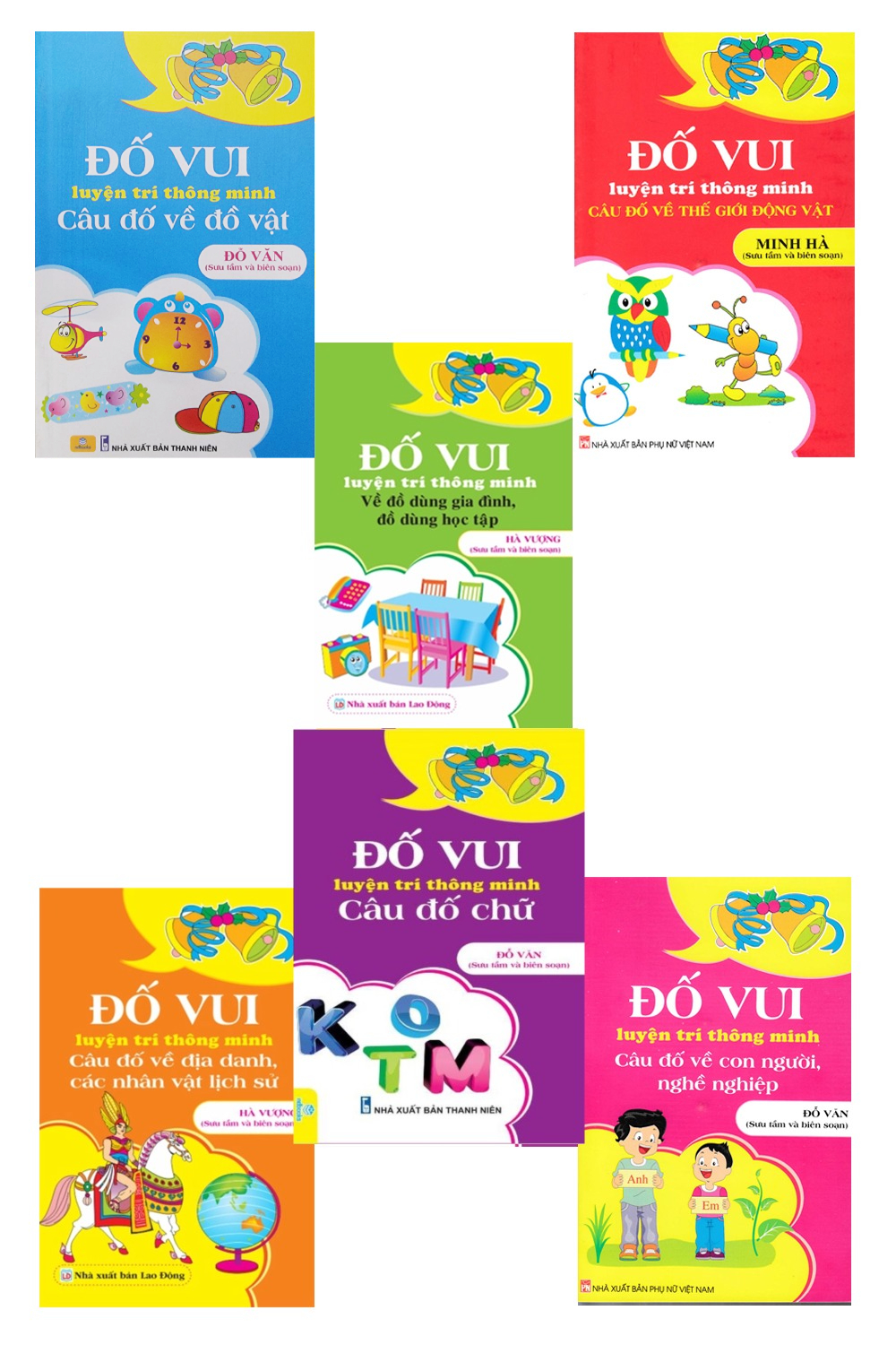 Combo Nd - Đố Vui Luyện Trí Thông Minh (Bộ 6 Cuốn)
