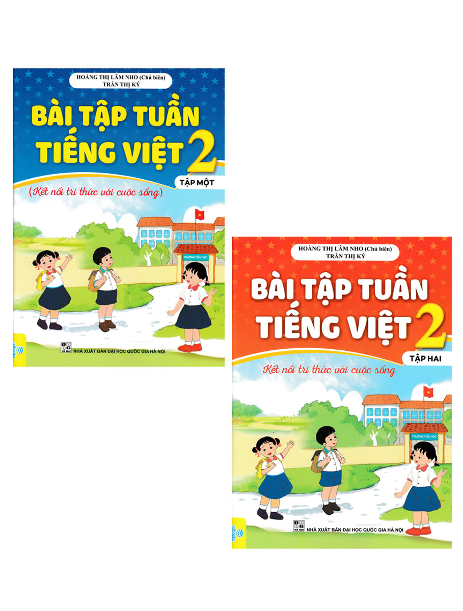 Combo Bài Tập Tuần Tiếng Việt 2: Tập 1 + 2 (Kết Nối Tri Thức Với Cuộc Sống - ND) 