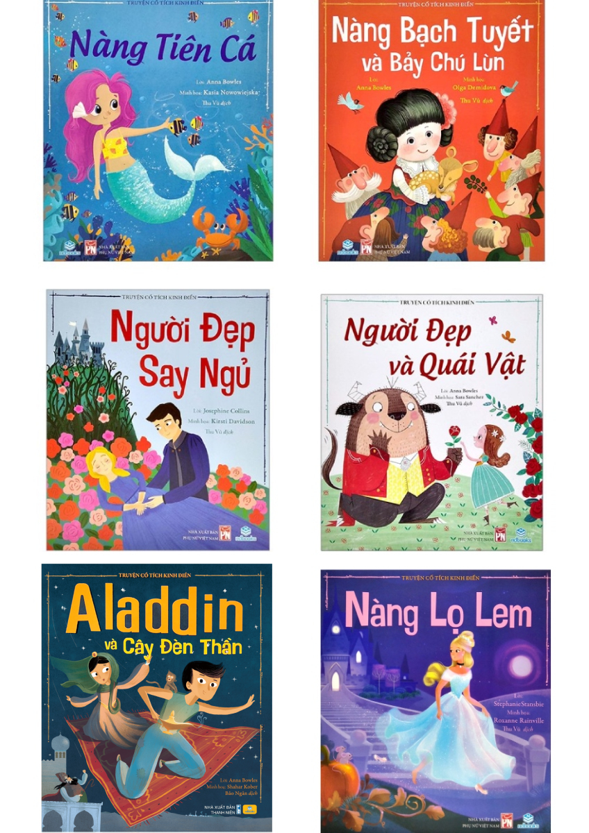 Combo Nd - Truyện Cổ Tích Kinh Điển - Phần 2 (Bộ 6 Cuốn) 
