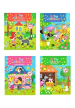 Combo Shiny Stickers - Song Ngữ Anh - Việt (Bộ 4 Cuốn - ND)