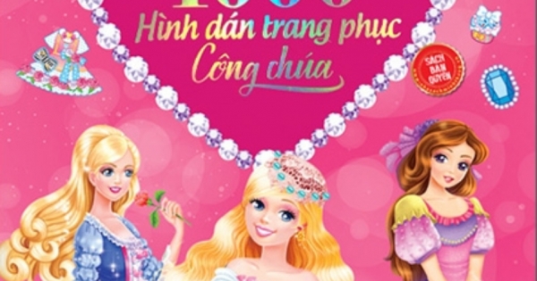 1000 Hình Dán Trang Phục Công Chúa - Công Chúa Hoa Lệ