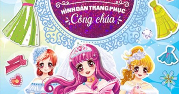 2000 Hình Dán Trang Phục Công Chúa - Công Chúa Trí Tuệ