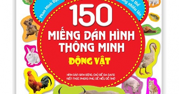 Bóc Dán Hình Thông Minh IQ-EQ-CQ - 150 Miếng Dán Hình Thông Minh - Động Vật