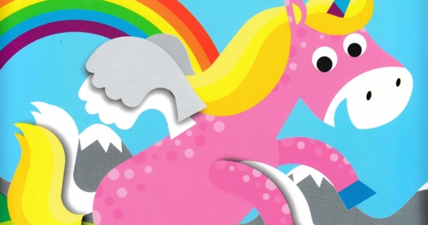 Sách Dán Hình Đầu Đời Cho Bé - Unicorns
