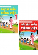 Combo Bài Tập Tuần Tiếng Việt 1 - Tập 1 + 2 (Bộ 2 Cuốn)
