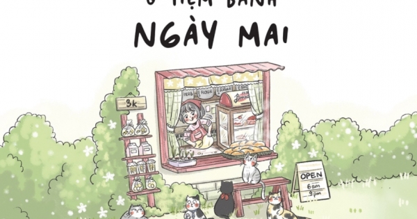 Sách Tô Màu Chữa Lành - Ở Tiệm Bánh Ngày Mai