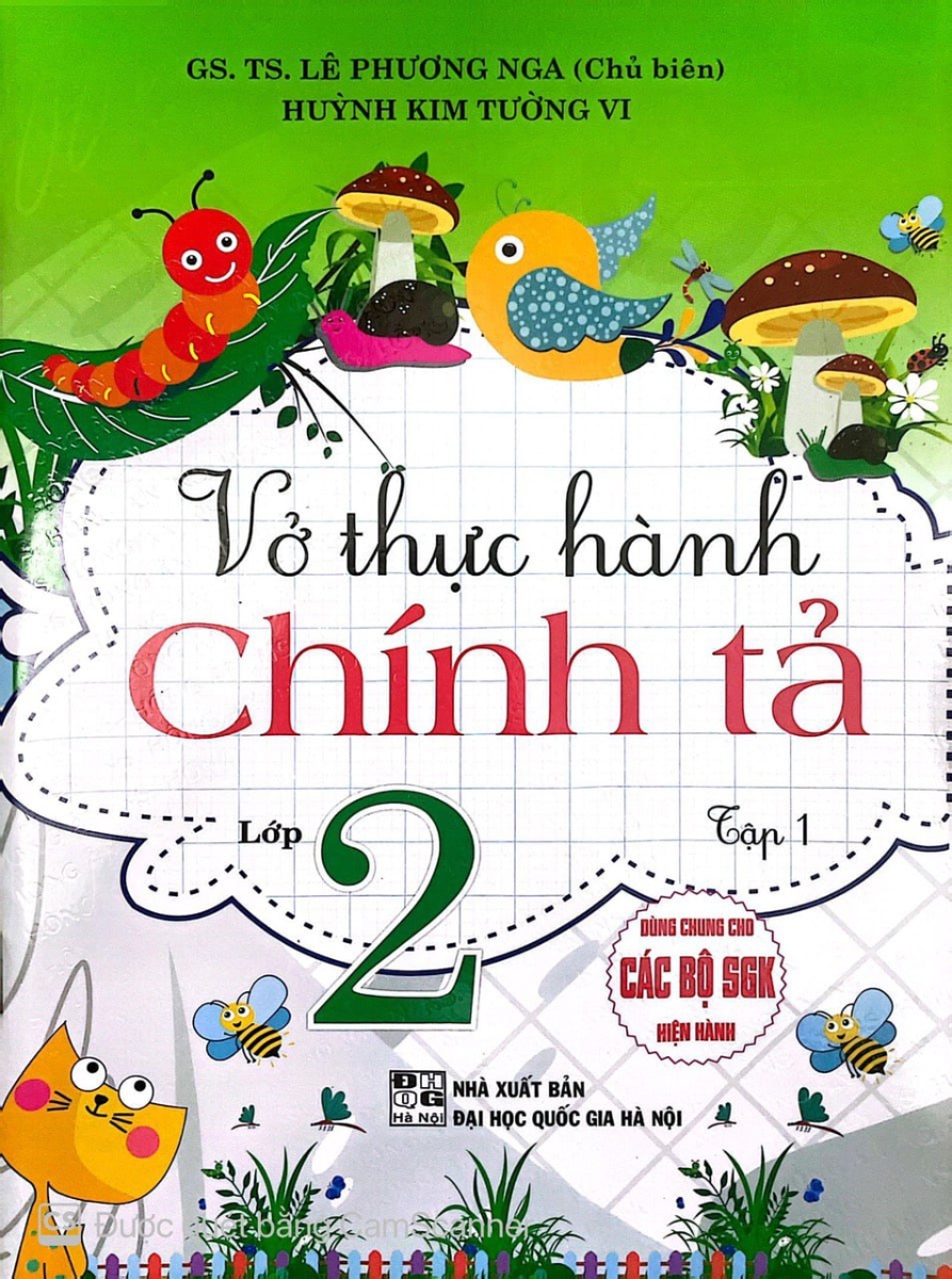 Vở Thực Hành Chính Tả Lớp 2 - Tập 1
