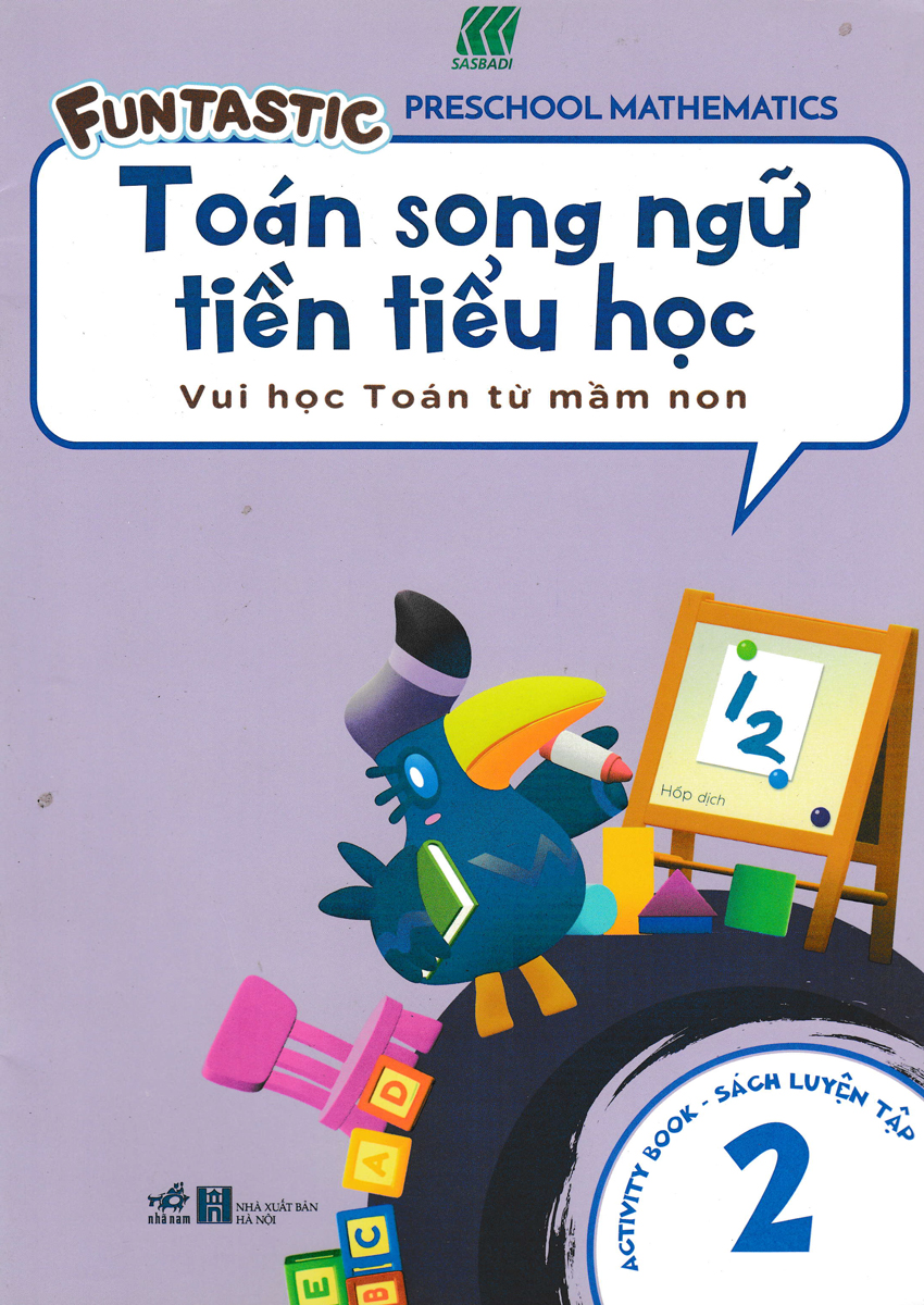 Toán Song Ngữ Tiền Tiểu Học - Activity Book - Sách Luyện Tập 2