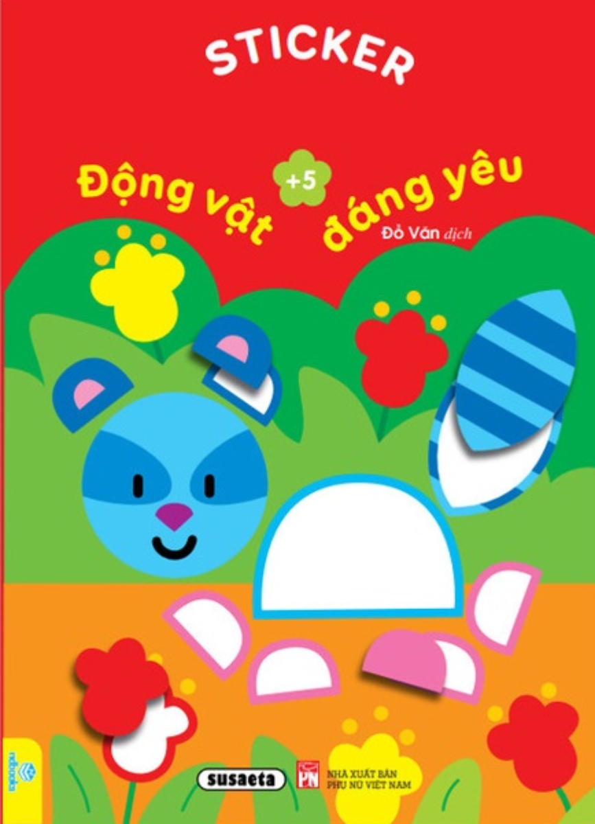 Sticker Động Vật Đáng Yêu - Dành Cho Bé 5 Tuổi (ND)