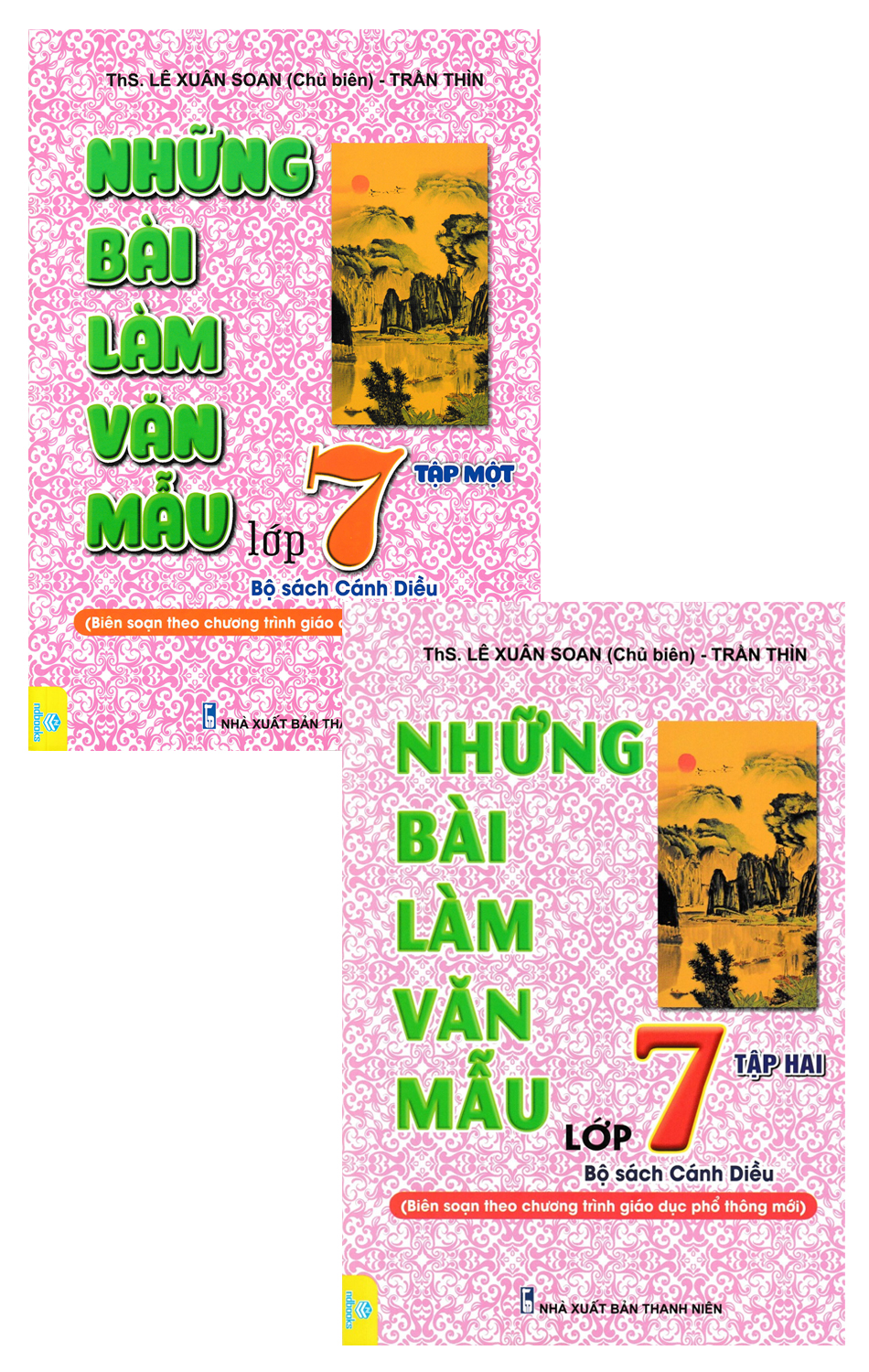 Combo Những Bài Làm Văn Mẫu Lớp 7 - Tập 1 + Tập 2 (Bộ Sách Cánh Diều - ND)