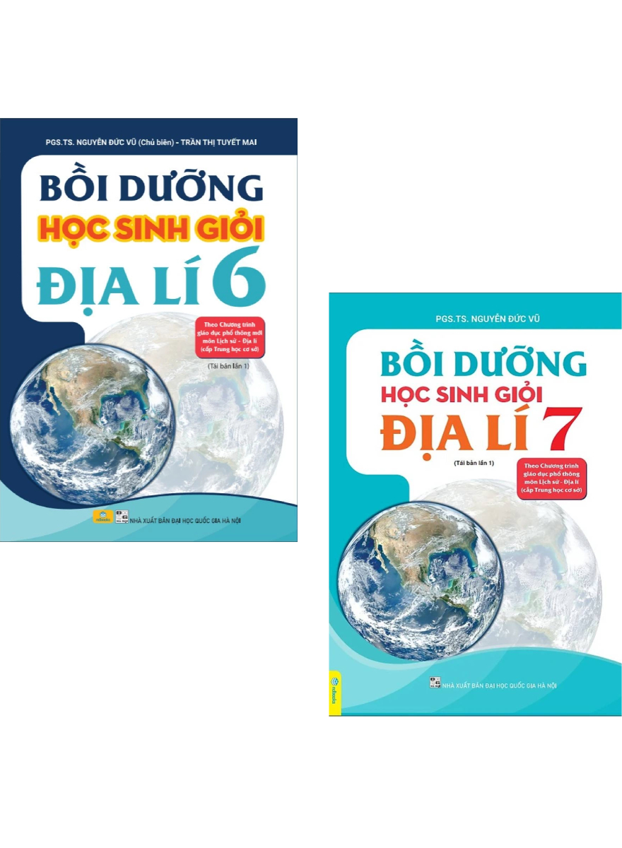 Combo Bồi Dưỡng Học Sinh Giỏi Địa Lí 6 + Bồi Dưỡng Học Sinh Giỏi Địa Lí 7 (Theo Chương Trình Giáo Dục Phổ Thông Môn Lịch Sử - Địa Lí - Nd)
