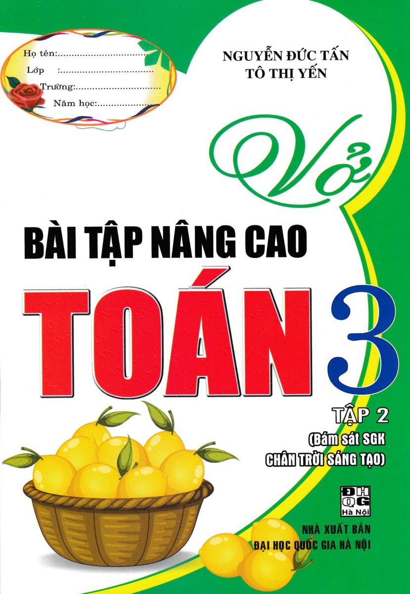 Vở Bài Tập Nâng Cao Toán Lớp 3 - Tập 2 (Bám Sát SGK Chân Trời Sáng Tạo)