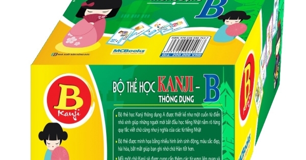 Bộ thẻ học Kanji thông dụng B