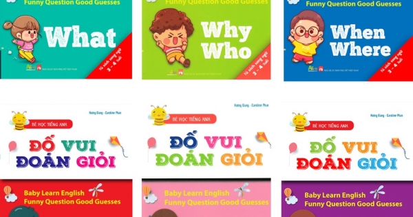 Bé Học Tiếng Anh - Đố Vui Đoán Giỏi (Bộ 6 Cuốn)