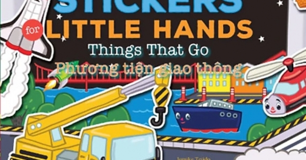 Jumbo Stickers For Little Hands - Things That Go - Phương Tiện Giao Thông - 75 Stickers! (ND)