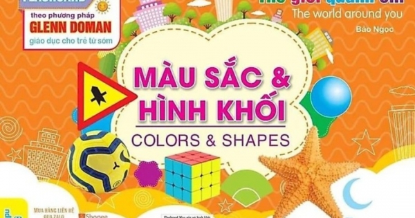 Flashcard Thế Giới Quanh Em: Màu Sắc Và Hình Khối - Colors & Shapes (ND)