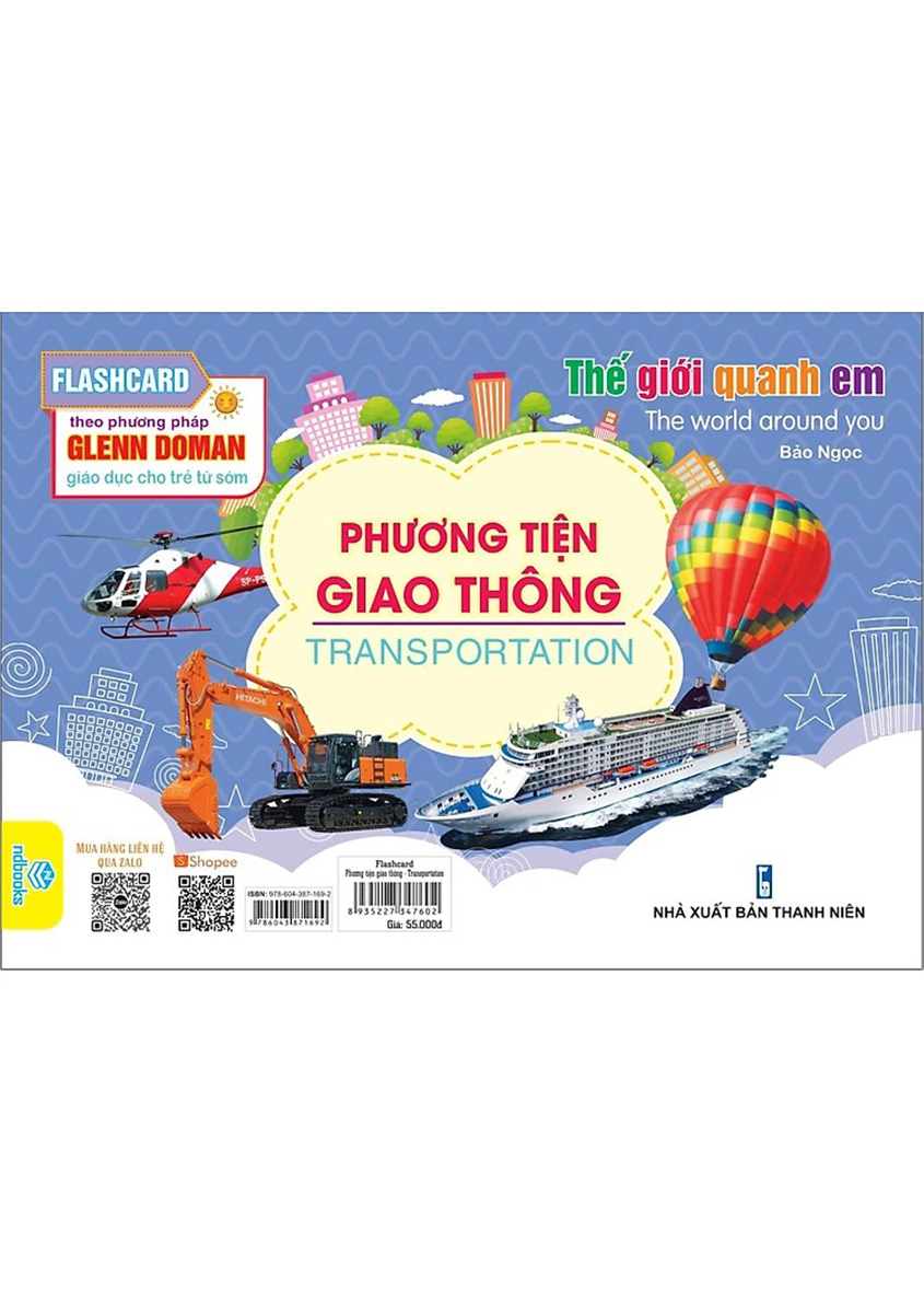 Flashcard Thế Giới Quanh Em: Phương Tiện Giao Thông - Transportation (ND)