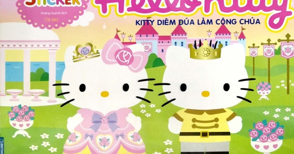 Sticker - Hello Kitty - Kitty Diêm Dúa Làm Công Chúa (3-8 Tuổi)