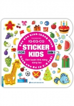 Bóc Dán Hình Thông Minh IQ - EQ - CQ - Sticker For Kids - Cuốn 1