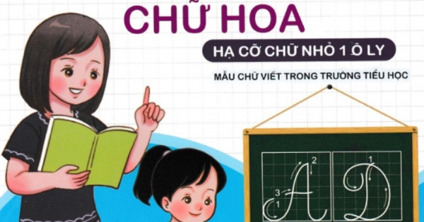 Vở Ô Ly Tập Tô - Tập Viết: Chữ Hoa - Hạ Cỡ Chữ Nhỏ 1 Ô Ly (ND)