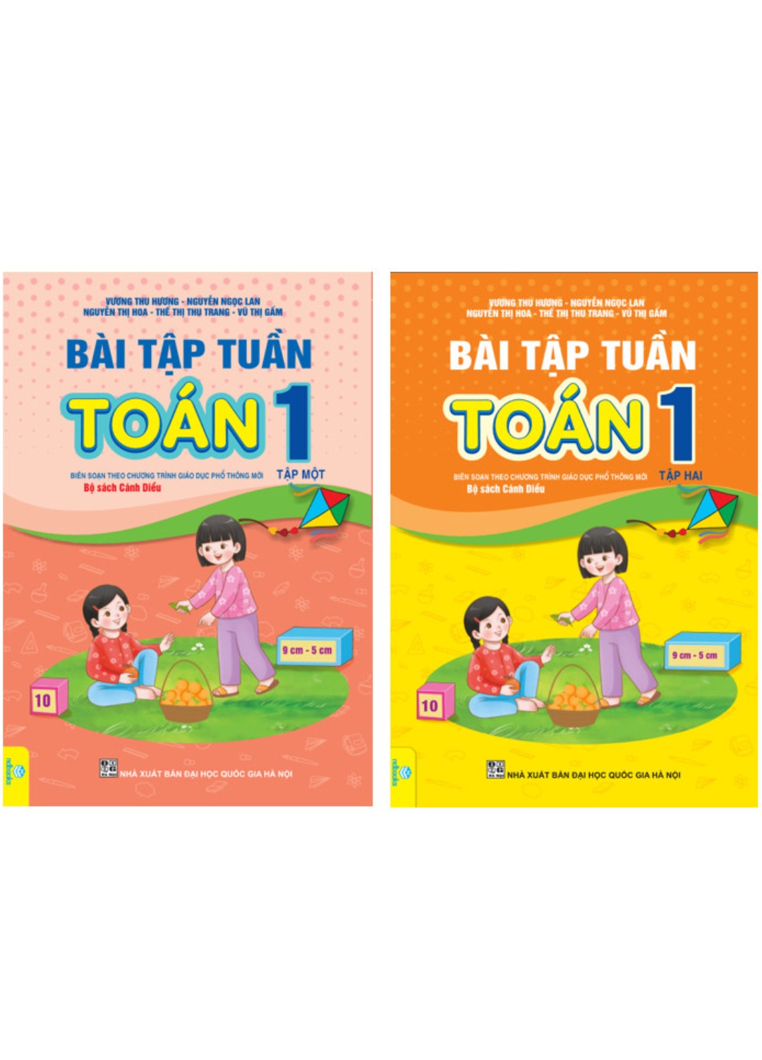 Combo Bài Tập Tuần Toán 1 Tập 1 + 2 (Biên Soạn Theo Chương Trình GDPT Mới) - Bộ Sách Cánh Diều - ND