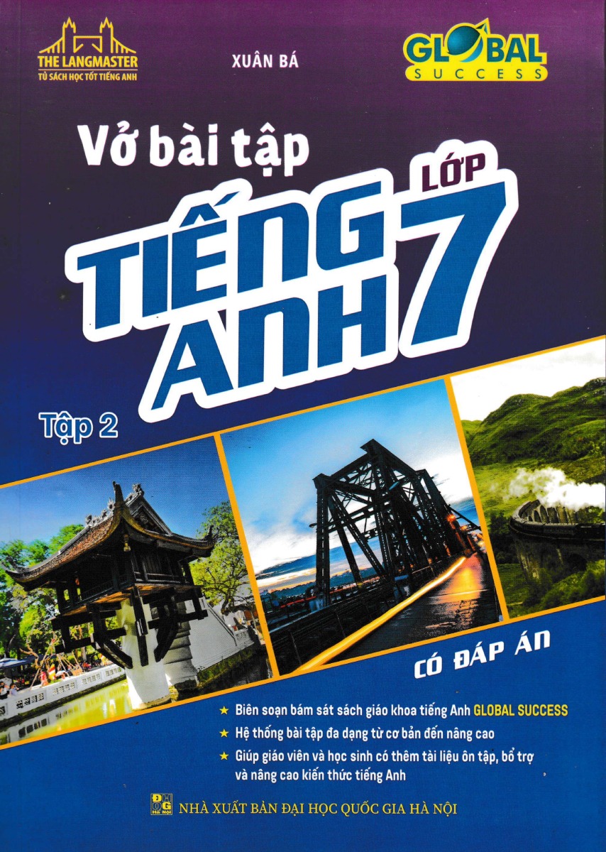 The Langmaster - Vở Bài Tập Tiếng Anh Lớp 7 - Tập 2 (Có Đáp Án) 