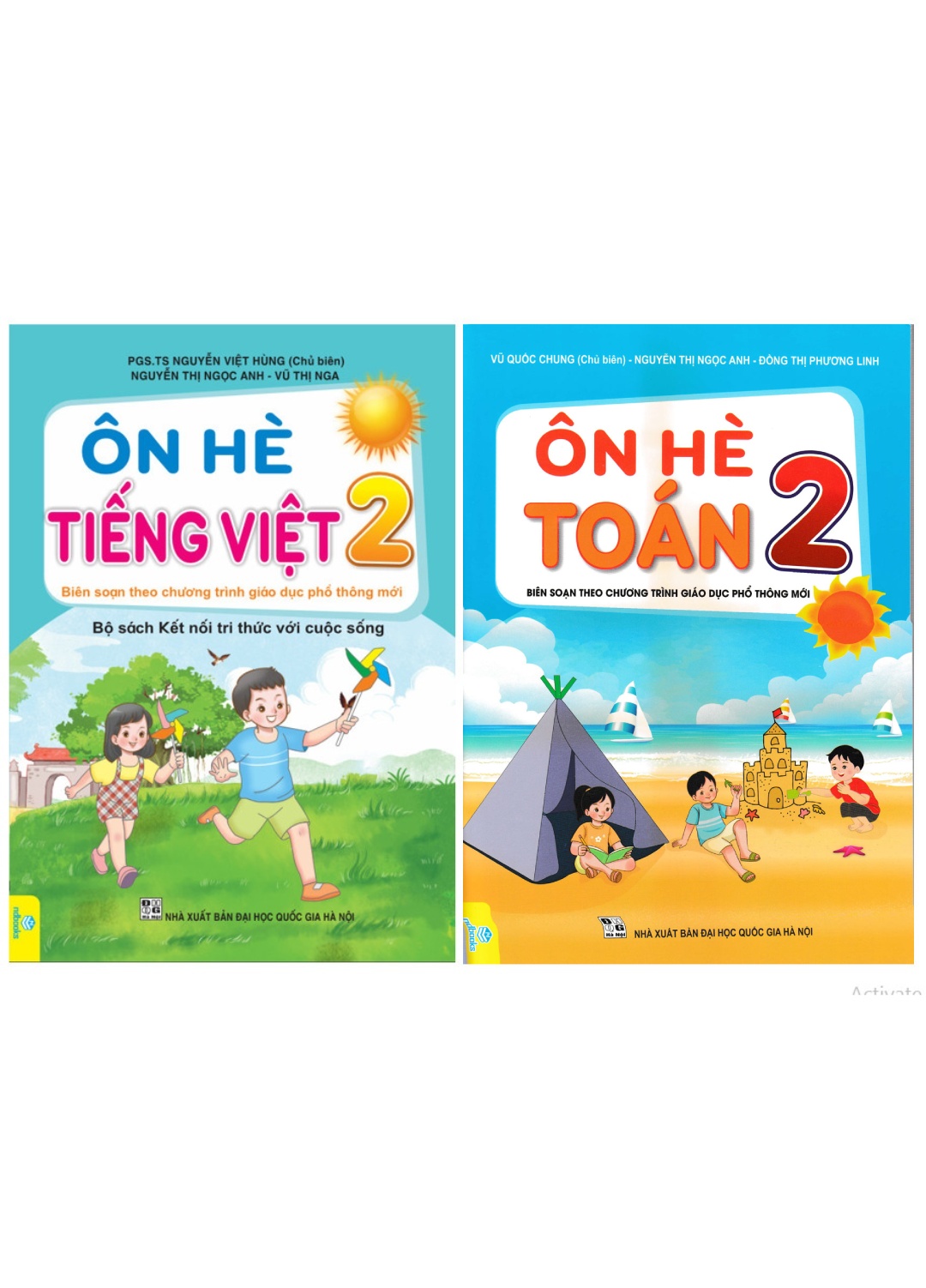 Combo Ôn Hè Toán + Tiếng Việt 2 - ND (Bộ Sách Kết Nối) (Bộ 2 Cuốn)