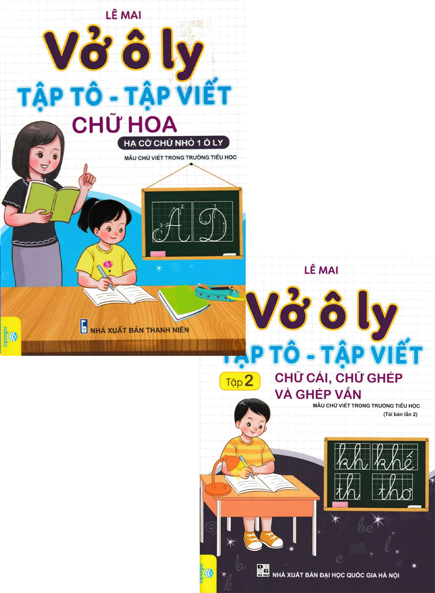 Combo Vở Ô Ly Tập Tô - Tập Viết - Nd (Bộ 2 Cuốn)