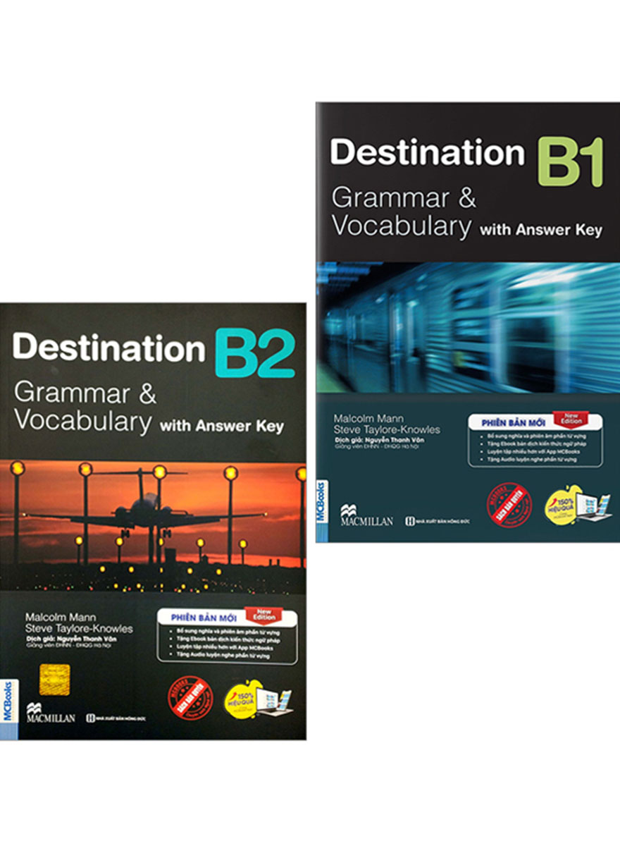Combo Destination B1 + B2 - Grammar And Vocabulary With Answer Key (2 Cuốn)