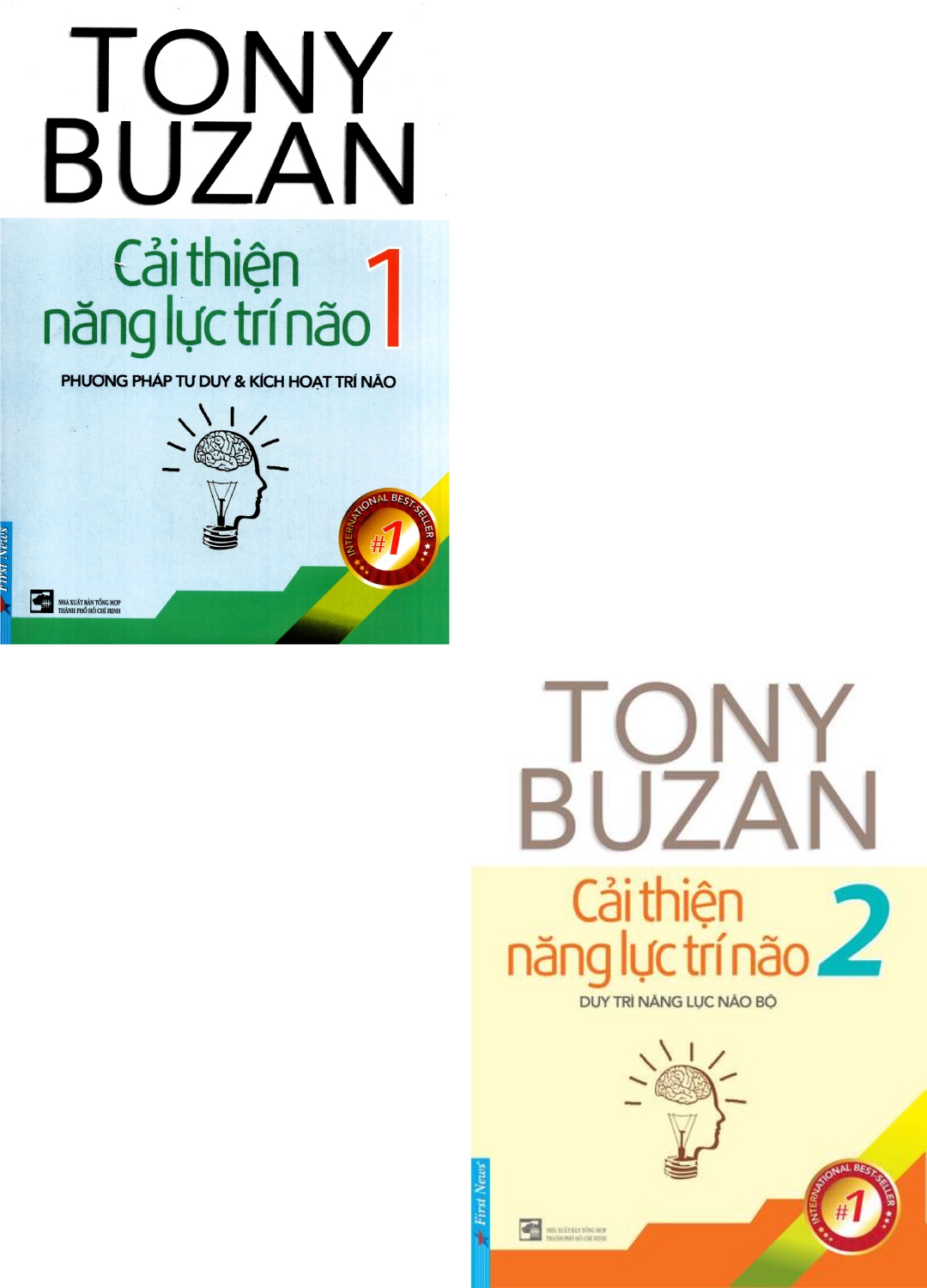 Combo Tony Buzan Cải Thiện Năng Lực Trí Não 1 + 2 (Bộ 2 Cuốn)