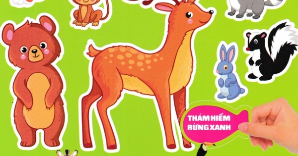 Sticker Dán Hình Thông Minh - Thám Hiểm Rừng Xanh
