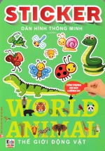 Sticker Dán Hình Thông Minh - Côn Trùng, Bò Sát, Lưỡng Cư